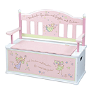 Levels of Discovery Fairy Wishes Bench Seat w/ Storage