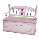 Levels of Discovery Sugar Plum Bench Seat w/ Storage