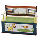 Levels of Discovery Jungle Jingle Bench Seat w/ Storage