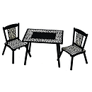 Levels of Discovery Wild Side Table & 2 Chair Set