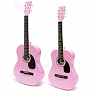 Darling Divas Concert-size (39") Acoustic Guitar - Pink