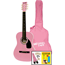 Darling Divas 36" Children's Nylon-string Acoustic Guitar Pack - Pink