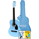 Darling Divas Acoustic Guitar Starter Package - 39" Steel String, Powder Blue