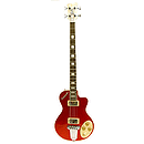 Italia Maranello Bass 4-string Bass Guitar - Red