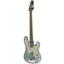 Italia Modulo Bass 4-string Bass Guitar - Grey Pearloid