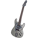 Italia Modulo T3 Electric Guitar - Silver