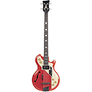 Italia Mondial Bass 4-string Bass Guitar - Red