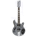 Italia Rimini 12-string Electric Guitar - Grey Pearloid