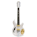 Italia Rimini 12-string Electric Guitar - White Pearloid