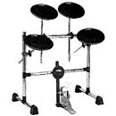 TKO PS2D Deluxe 5-piece Practice Pad Set with Rack System
