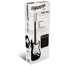 Fender Starcaster Strat Pack Electric Guitar Starter Package - Black