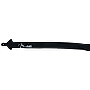 Fender® 2" Poly-Webbing Logo Strap - Black with White Lettering