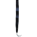 Fender® Leather Strap w/ Gold Logo - Black