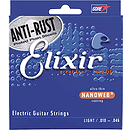 Elixir Electric Guitar Strings with Ultra-Thin Nanoweb Coating - Light