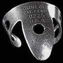 Dunlop Nickel Silver Metal Fingerpicks - .025in., tube of 20 picks