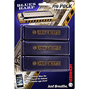 Hohner Blues Harp Pro Pack 3 Harmonica Pack - G, C, A Harmonicas