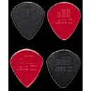 Dunlop Nylon Jazz Picks - Round Tip, Red Nylon, 1.1mm, Bag of 24