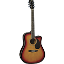 J. Reynolds Dreadnought Acoustic-Electric Guitar - Sunburst