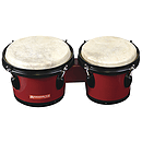 Percussion Plus Tunable Bongos - Red