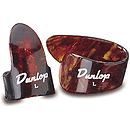 Dunlop Plastic Fingerpicks - Medium, Shell Color, 12 pieces