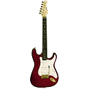 Arbor Double Cutaway Electric Guitar - Trans Red Quilted Maple