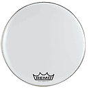 Remo Smooth White Ambassador Marching Bass Drum Head - 22"