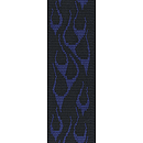 Dunlop Flambe Guitar Strap - Blue