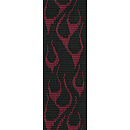 Dunlop Flambe Guitar Strap - Red