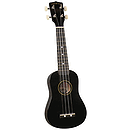 Diamond Head Soprano Ukulele - Black