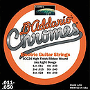 D'Addario ECG-24 Electric Guitar Strings - Chromes, Flat Wound, Jazz Light, 3 Sets