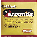 D'Addario EHR-350 Electric Guitar Strings - Half-Round, Jazz Light, 3 Sets
