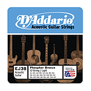 D'Addario Phosphor Bronze Acoustic Guitar Strings - 12-string Light - 3 sets of strings