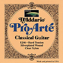 D'Addario EJ46 Pro-Arte Classical Nylon Guitar Strings - Silver/Clear, Hard, 3 Sets