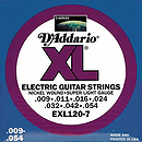 D'Addario EXL1207 7-string Electric Guitar Strings - Nickel Round Wound, Super Light, 3 Sets