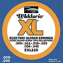 D'Addario XL Electric Guitar Strings - Super Light Tops/Regular Bottoms, Environmental Packaging - Box of 10 sets