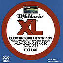 D'Addario XL Electric Guitar Strings - Light Tops/Heavy Bottoms, Environmental Packaging - Box of 10 sets
