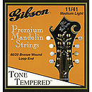 Gibson 80/20 Bronze Mandolin Strings - 3 sets of strings