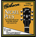 Gibson Nickel Plus Electric Guitar Strings - Medium Light - Box of 12 sets
