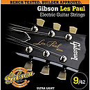 Gibson Les Paul Electric Guitar Strings - Ultra Light, 3 Sets