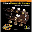 Gibson Masterbuilt Premium Acoustic Guitar Strings - Light, 3 Sets