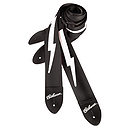 Gibson 2" Lightning Bolt Guitar Strap - Black