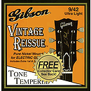 Gibson Vintage Re-Issue Electric Guitar Strings - Standard 9s - 3 sets of strings