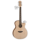Luna Gypsy Flame Acoustic Guitar