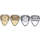 Herco HE211 Nylon Flat Picks - Nylon Guitar-Silver, Heavy Flex 75 (box of 100)