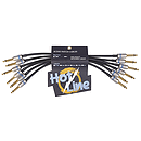 Hot Line 12" Patch Cables - Straight plugs, Pack of 6