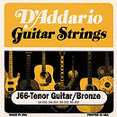D'Addario J66 Tenor Guitar Strings - 3 Sets