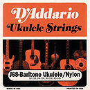 D'Addario J68 Baritone Ukulele Strings - 3 Sets