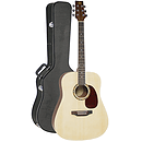 JB Player JBPGAC Acoustic Guitar With Case - Natural