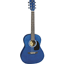 J. Reynolds 36" 3/4-size Acoustic Guitar - Transparent Blue
