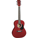 J. Reynolds 36" 3/4-size Acoustic Guitar - Transparent Red